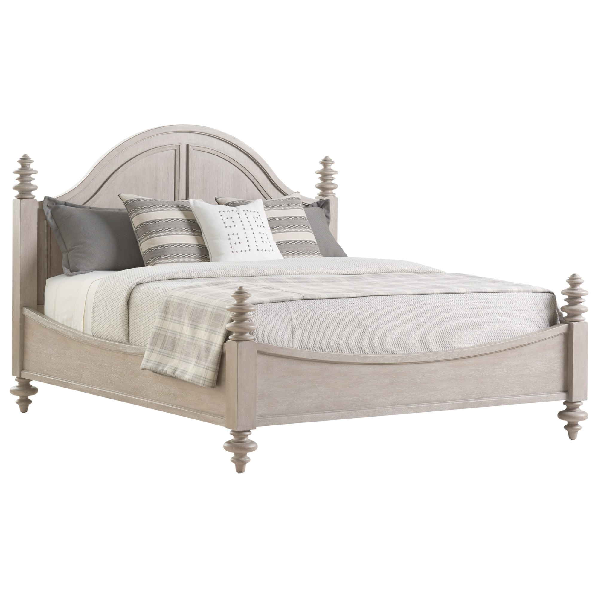 Barclay Butera Malibu 350799573 Heathercliff King Poster Bed with